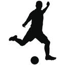 Wallsticker Fodboldspiller 1