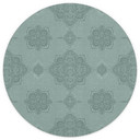 Fototapeta - Próbki Marrakech Green - Dekoracje kwiatowe - Okrągłe - Samoprzylepne / włókninowe