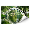 Wallprint W - Brücke am Fluss