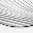 Tableau en alu-Dibond Budny - Lignes harmonieuses - Rond