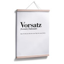 Poster Grammatik - Vorsatz
