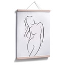 Plakat Lineart - Sylwetka kobiety