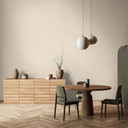 Vliestapete Streifen Klassisch in Beige , Lounge