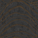 Papier peint 3D avec vagues noir argenté - papier peint à motifs effet métallique - papier peint int