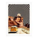Plakat Roadtrip - Podróż na księżyc - Taudalpoi