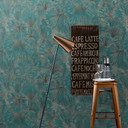 Bladtapet, mönstertapet Fashion for Walls 4 av Guido Maria Kretschmer grön
