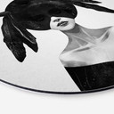 Tableau sur alu-Dibond rond Ireland - The Mound II