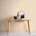 Tapeta uni A.S. Création #Hygge tapeta z włókniny gładka beżowa