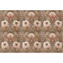 Fotomural Paredes de Patel 3 Chateau 1 marrón, rosa, beige, blanco