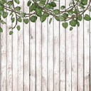 Wood&leaves tapet i brun og hvid - non-woven Designwalls 2 - 2,55 x 3,5 m