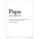 Poster Grammatik - Papa