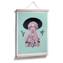 Plakat Korenkova - Boho Girl 2 mint