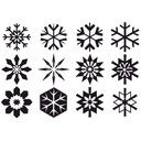 Effet Verre Dépoli : Flocons de Neige