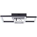 Deckenleuchte Chloe, schwarz, 40 x 40 cm, Metall LED-Deckenleuchte, dimmbar