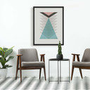 Plakat Nouveauprints - Totem aqua & pink