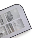 Aluminium Bilderrahmen Schwarz mit Passepartout - für 6 Fotos - 40,6 x 55,9 cm