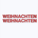 MDF-Holzbuchstaben Weihnachten