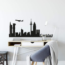 Sticker mural - Les gratte-ciel de Francfort 1