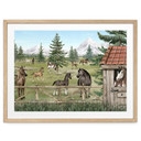 Poster Hästhage i Naturparken - Oliver Robins