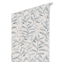 Delikat tapet med mønster af akvarelblade - Soft Grey - Bloomery Decor