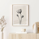 Plakat Line Art Poppy - Cats & Dotz
