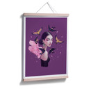 Plakat Korenkova - Boho Girl 1 fioletowy