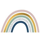 Sticker mural arc-en-ciel magique