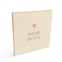 Plakat drewniany Confetti & Cream - Hakuna Matata - Square