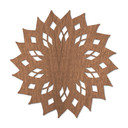 Wood Art Mahogany - Mandala Sun 02