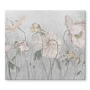 Kookplaat deksel bloemen in vintage stijl in grijs - Ms Tiff