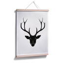 Plakat Irlandia - Czarny Jeleń - Schwarzer Hirsch