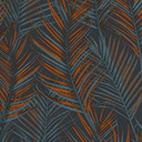 Tapeta w kwiaty - Floral black orange - tapeta z włókniny A.S. Création