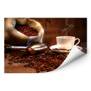 Poster autocollant - W - Plaisir du Café