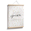 Plakat Confetti & Cream - zostaw odrobinę blasku gdziekolwiek jesteś