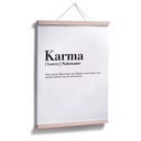 Poster Grammatik Karma