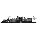Sticker mural - Las Vegas Skyline