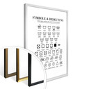 Poster - Symbole - Wie man Wäsche richtig pflegt