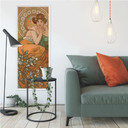 Zelfklevende Poster - Mucha - Topaas