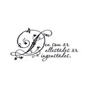 Wallsticker Den som är allestädes är ingenstädes