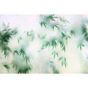 Fotomural Paredes de Patel 3 Panda`S Paradise 3 verde, blanco, beige