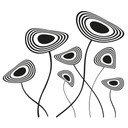 Wallsticker Fantasi blomster