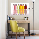 Poster autocollant - W - Bouteilles d'Huile