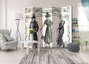 Screen room divider - Kjole 1914, 3-delt