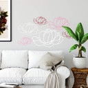 Muursticker Peony Blossom 01