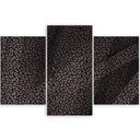 3 stykke lærredsprint, Leopard Leopard Pels Patches Mønster