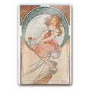 Tableau en verre - Mucha - Quatre arts : la peinture