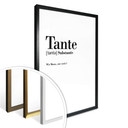 Poster Grammatik - Tante