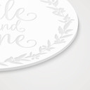 Akrylglasbillede, vinduesbillede til ophængning Smile and shine - Rund