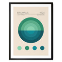Plakat Bauhaus Mavi Daire - Tunaboylu