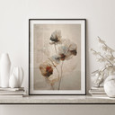 Plakat suszone kwiaty - elegancja przemijania - Treechild